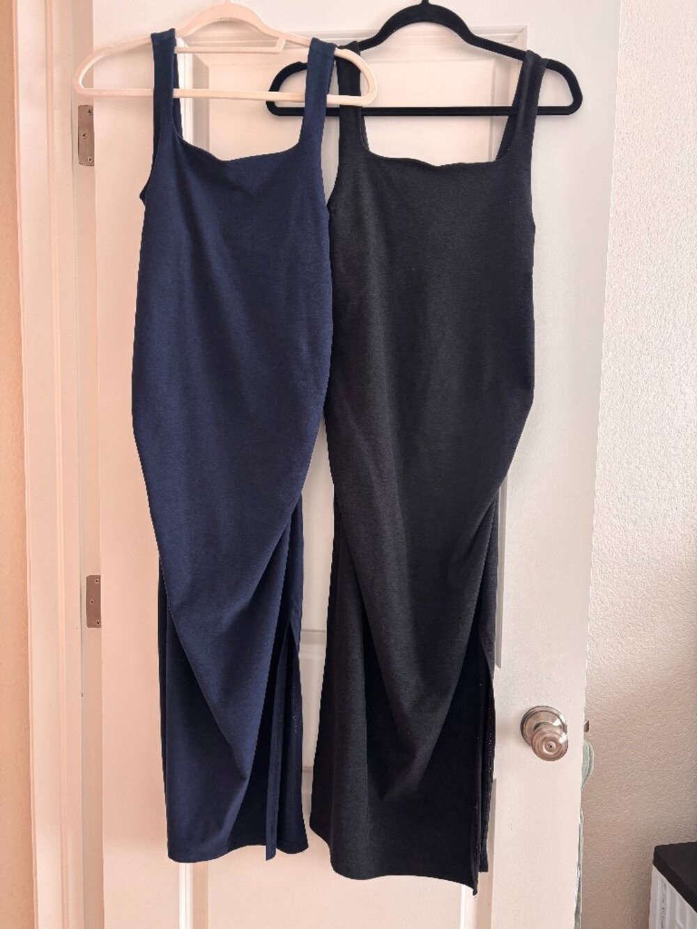 Beyond Yoga Spacedye Icon Maternity Dresses - Size S - Navy & Black *VVGUC!